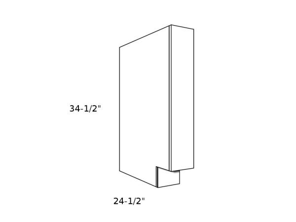 BEP6----6" wide Dishwasher Panel