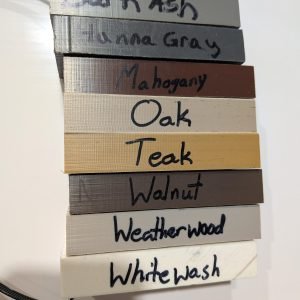 Sample Chain Woodgrain Colors