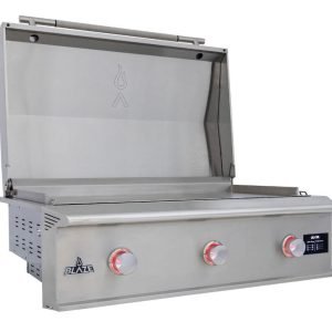 Blaze LTE PRO 40-Inch Built-in Propane Gas Griddle w/ Digital Temperature Screen & Lift-Assist Lid - BLZ-GRIDDLE40