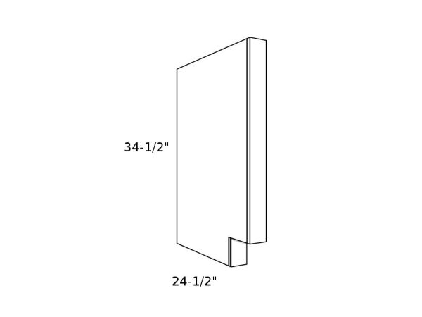 BEP3----3" wide Dishwasher Panel