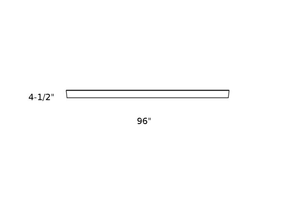 TK0472P----4 1/2"x 72" Toe Kick