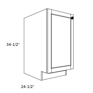 B09FH----09" wide Base 1 Door Cabinet