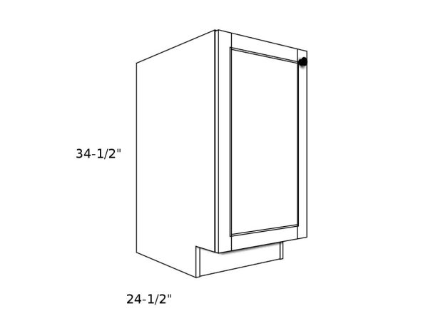 B09FH----09" wide Base 1 Door Cabinet