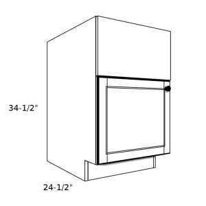 GB1827----18" wide Grill Base 1 Door Cabinet