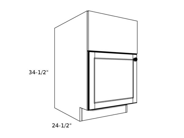 GB1827----18" wide Grill Base 1 Door Cabinet