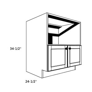 GE27----27" wide Green Egg Cabinet