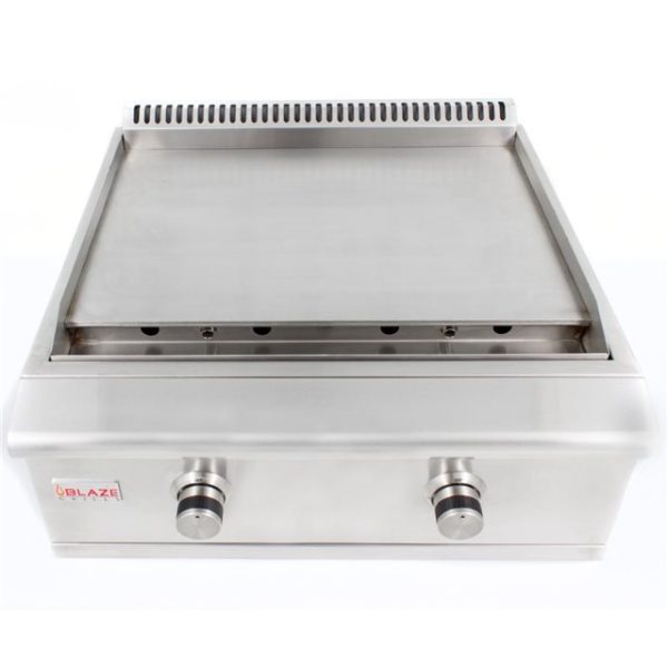 Blaze LTE 30-Inch Built-In Natural Gas Griddle With Lights - BLZ-GRIDDLE-LTE