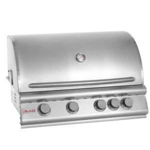 Blaze 32 Inch 4-Burner Gas Grill With Rear Burner BLZ-4LTE2