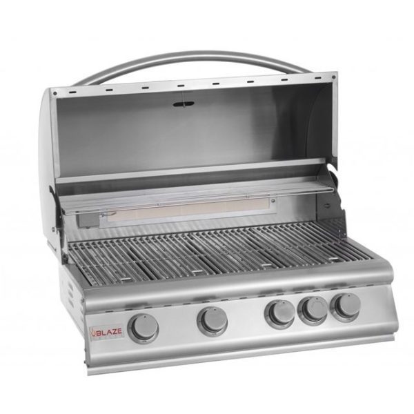 Blaze 32 Inch 4-Burner Gas Grill With Rear Burner BLZ-4LTE2