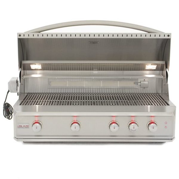 Blaze Professional 44-Inch 4-Burner Built-In Grill With Rear Infrared Burner - BLZ-4PRO