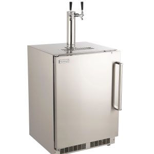 Fire Magic 24-Inch Right Hinge Outdoor Rated Dual Tap Kegerator - 3594