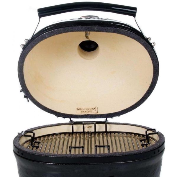 Primo Oval XL 400 Ceramic Kamado Grill With Stainless Steel Grates - PGCXLH