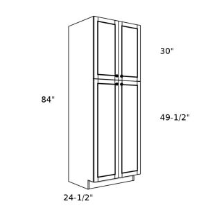 P248424----24" wide 84" high 24" deep Pantry Cabinet