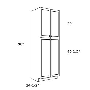 P249024----24" wide 90" high 24" deep Pantry Cabinet