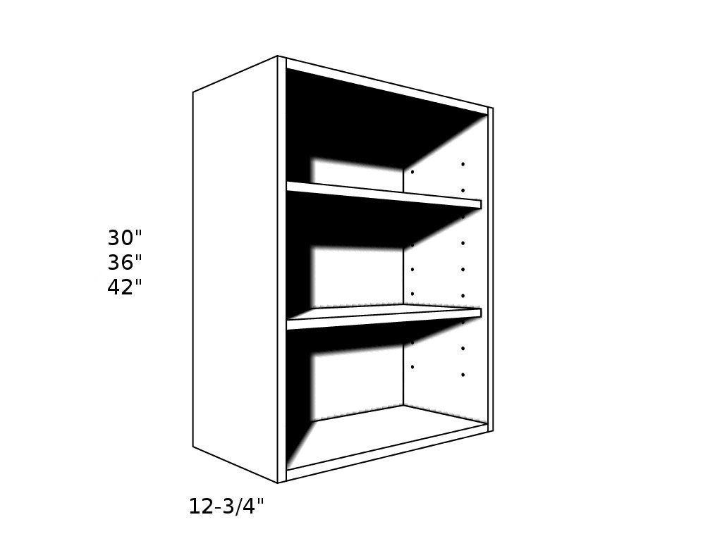 OW2136----21`` wide 36`` high Open Wall Cabinet