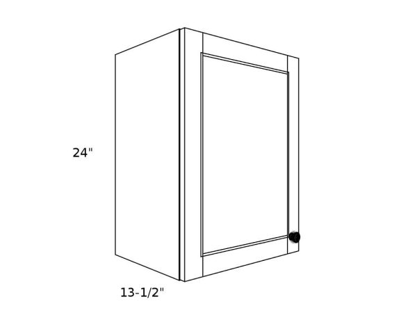 W1824----18" wide 24" high 1 door Wall Cabinet