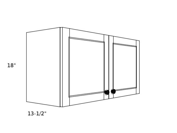 W2418----24" wide 18" high 2 doors Wall Cabinet