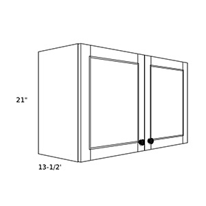 W3021----30" wide 21" high 2 doors Wall Cabinet