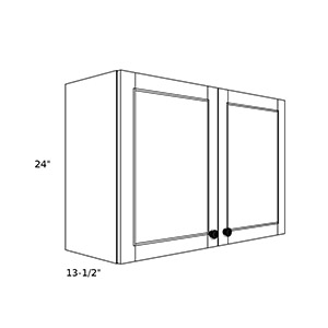 W2424----24" wide 24" high 2 Doors Wall Cabinet