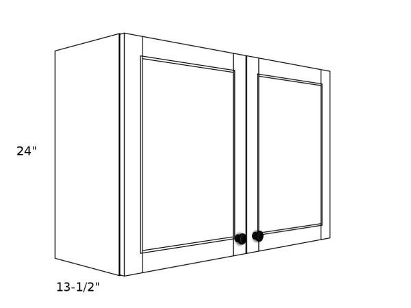 W2424----24" wide 24" high 2 Doors Wall Cabinet