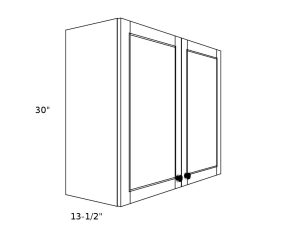 W2430----24" wide 30" high 2 door Wall Cabinet