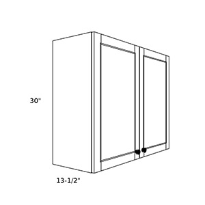 W2430----24" wide 30" high 2 door Wall Cabinet