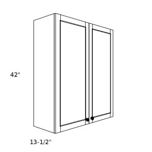 W2442----24" wide 42" high 2 doors Wall Cabinet