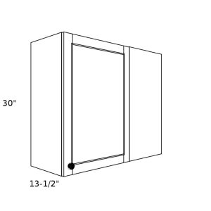 WB2730----27" wide 30" high Blind Corner Wall Cabinet