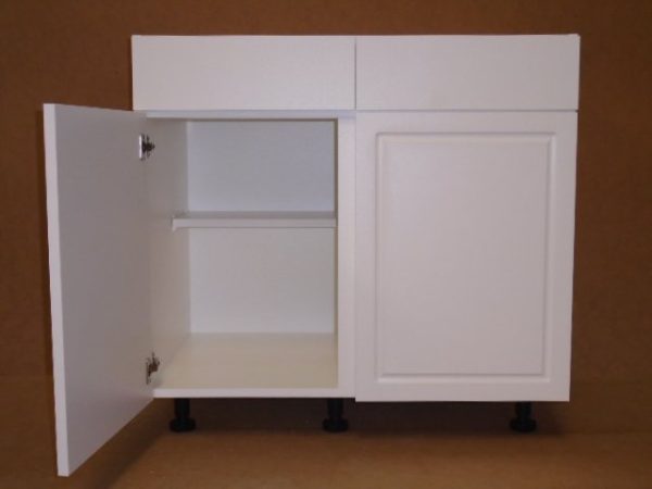 B30----30" wide Base 2 Doors 2 Drawer Cabinet