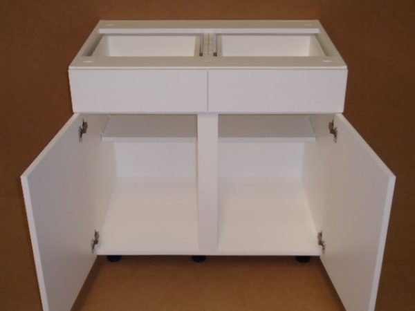 B30----30" wide Base 2 Doors 2 Drawer Cabinet