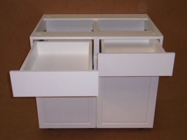 B30----30" wide Base 2 Doors 2 Drawer Cabinet