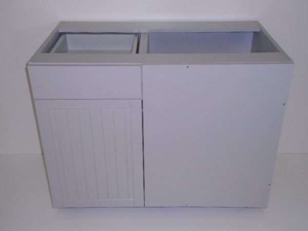 B36BL----36" wide Blind Corner Base LH Cabinet