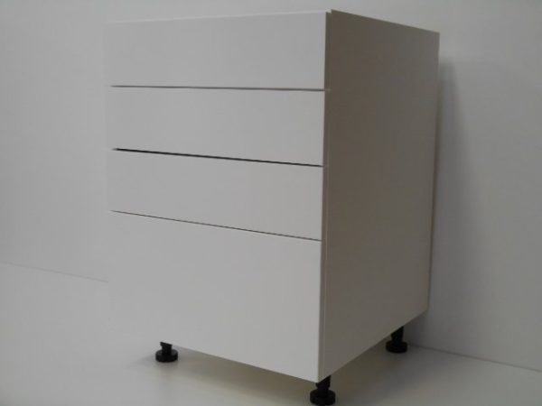 4DB12----12" wide Base 4 Drawer Cabinet