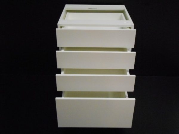 4DB12----12" wide Base 4 Drawer Cabinet