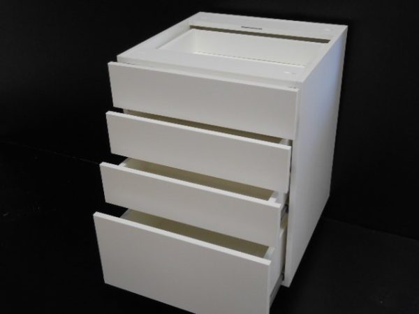 4DB12----12" wide Base 4 Drawer Cabinet